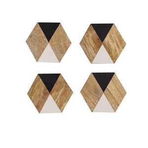 ถาดรองแก้วไม้เรซินใช้ในครัวอุปกรณ์บนโต๊ะอาหารงานหัตถกรรมอินเดียสำหรับถาดรองแก้ววอลนัทโดย fizacraft - Product Image 4