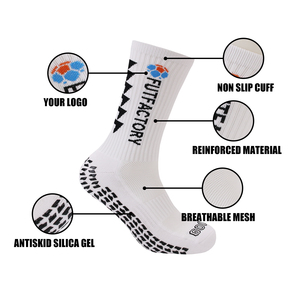 Échantillons gratuits Chaussettes de football Chaussettes antidérapantes Chaussettes de sport de football personnalisées - Product Image 3