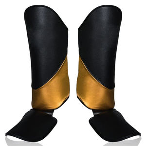 Protège-tibias de boxe réglables de haute qualité Jambes Protège-tibias de protection des pieds Protège-tibias de combat de boxe respirants - Product Image 2