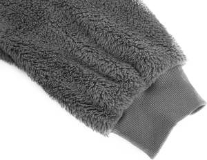 Warm 100% Cotton <b>Sherpa</b> Hoodie Unisex Pullover Eco-Friendly Oversized Fit Custom Print Embroidery Autumn Wear Wholesale MOQ Low - Product Image 5