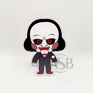 Halloween Custom Logo Acrylic Eyelash <b>Tiles</b> With <b>Magnets</b> For Tweezers Custom Logo Horror Chibi Jigsaw Lash <b>Tiles</b> - Product Image 4