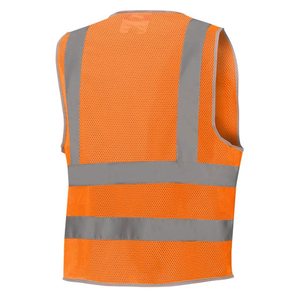 Chaleco de seguridad industrial con logotipo personalizado al por mayor con múltiples bolsillos ropa de trabajo de seguridad reflectante de alta visibilidad - Product Image 2