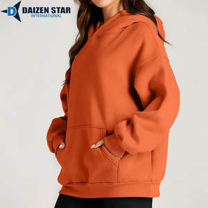 เสื้อฮู้ดผู้หญิง DAIZEN STAR INTERNATIONAL ผ้าฝ้ายฟลีซ 100% สีพื้น แห้งเร็ว ป้องกันริ้วรอย เป็นมิตรต่อสิ่งแวดล้อม - Product Image 6