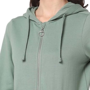 Women's Autumn Winter <b>100</b>% Cotton Fleece Custom Printed Logo Hooded Design Front Screen Printing Hoodies - Product Image 4