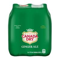 Canada Dry 330ml X6 Bouteilles en Gros – Boissons Gazeuses Variées aux Saveurs Fruitées, Café, Crème, Gingembre, Caféine, Chocolat et Glucose