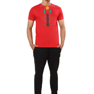 T-shirt moto personnalisé pour hommes à séchage rapide 100% coton Impression numérique Sublimation Sportswear - Product Image 3