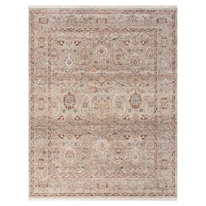 พรมขนสัตว์ถักมือสีเบจและสีน้ำตาลลายเหรียญตราแบบอัฟกันสำหรับบ้านและรถยนต์ ขนาด 9x12 ฟุต ตกแต่งห้องนั่งเล่น - Product Image 1