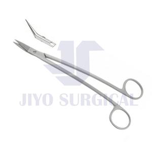 Tijera Médica Quirúrgica de cordoncillo Dental, tóner dentado, corte súper recto, curvado, 17 cm, certificado CE, TC - Product Image 2