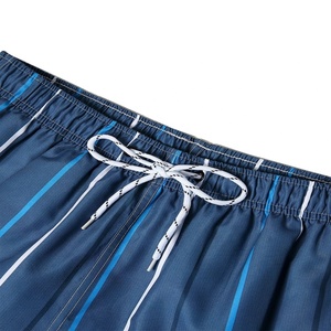 กางเกงวิ่งขาสั้นสำหรับผู้ชายกางเกงกีฬาวิ่งจ๊อกกิ้งลายทางแห้งเร็วเชือกรัดเอวสำหรับฤดูร้อน - Product Image 3