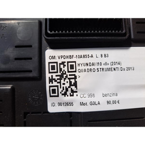 Marco para Tacógrafo HYUNDAI i10 2ª Serie VPDHBF-10A855-A (11>13) - Product Image 6