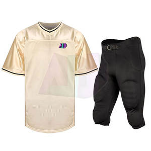 Conjuntos de Uniformes de Fútbol Americano para Adultos con Mangas Cortas, Material de Spandex/Poliéster, Ajuste Cómodo, Tela Suave, Rendimiento - Product Image 1