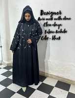 Fabricant de robes Abaya longues pour femmes, style musulman arabe, printemps-automne, nouvelle collection, grande taille, en polyester.