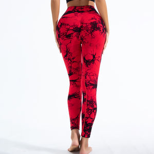 High Waist Tie Dye Yoga Pants Sport <b>Leggings</b> Women Seamless Nylon <b>Scrunch</b> <b>Butt</b> <b>Leggings</b> - Product Image 4