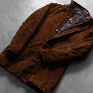 Chaqueta Casual de Cuero 100% para Hombre, Estilo Urbano, Personalizada, Talla XS, Cuello Camisero, Estilo Motociclista Grueso para Otoño - Product Image 6