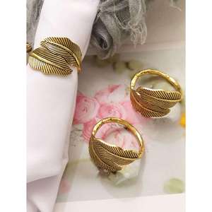 Servilleteros de hoja de latón fundido, precio barato, soporte de tejido de lujo, accesorios de decoración de Mesa para el hogar, servilletero, artesanías de Metal - Product Image 1