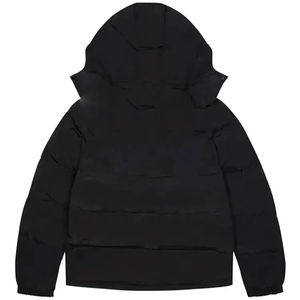 Veste matelassée imperméable en toile pour homme, vente chaude d'hiver, haute qualité, chaude, surdimensionnée, épaisseur standard, à capuche - Product Image 2