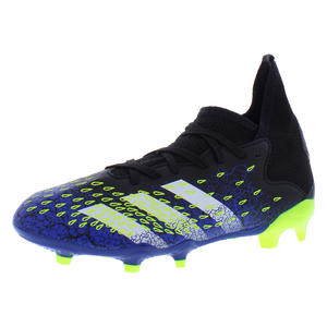 Zapatos Adidas Predator Freak 3 Fg para Niños, Color: Negro/Lima/Azul, 100% Auténticos - Product Image 1