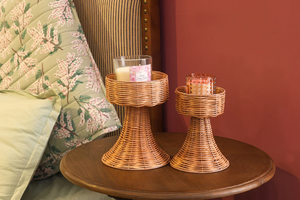 Portavelas de aluminio chapado en oro de tendencia 2025, decoración navideña para el hogar, compra a precio competitivo, linternas de Metal y tarros de velas - Product Image 2