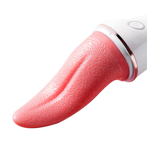 Vibrateur avec mouvement de langue, rechargeable, à vitesse variable, jouet pour adultes - Product Image 2