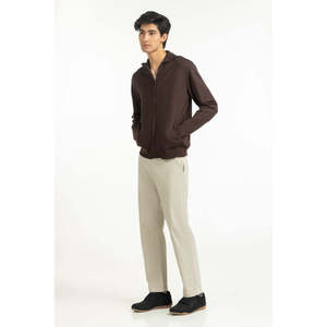 Cardigan en cachemire de qualité supérieure, décontracté, à fermeture éclair, coupe classique, pour l'hiver et le printemps, motif imprimé MN-SWT-WS25-016B ODM - Product Image 6