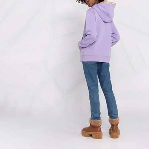 Custom Made Your Own Design OEM ODM 2024 Mujeres profesionales Mangas completas Sudaderas con capucha para adultos Algodón Color sólido 400G - Product Image 4