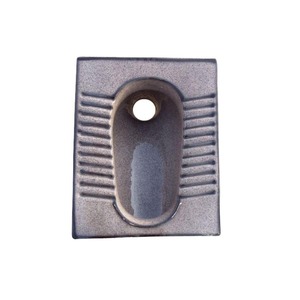 Stylish Artistic Black & White Double Color Ceramic Sanitary Ware Orissa Inspired <b>Squatting</b> <b>Pan</b> for Bathroom Asian Design Style - Product Image 6