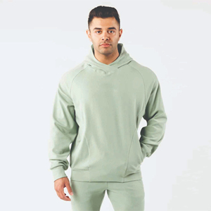 Vente en gros Ensembles 2 pièces lourds personnalisés Sweat à capuche et survêtement à logo brodé pour hommes Streetwear à fermeture éclair complète pour l'hiver - Product Image 2