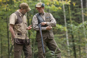 Gilet de tir 4 saisons main droite vente en gros taille réglable poche poitrine gilet de tir en cuir noir Skeet gilets de tir - Product Image 6