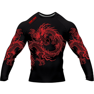 Chemises de protection contre les éruptions cutanées à séchage rapide 2025 Logo personnalisé Mens Rash Guard Protection solaire UV Combinaisons de plongée à manches longues Compression Adultes - Product Image 1