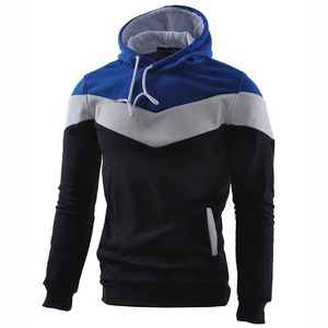 Sudadera con capucha de manga larga de algodón 100% para hombre, sudadera cómoda de estilo callejero para correr en casa de invierno bordada - Product Image 4