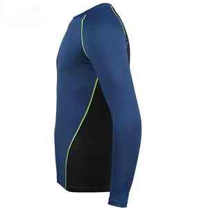 Camiseta de Compresión de Manga Larga con Logotipo Personalizado, Secado Rápido, Transpirable, para Gimnasio y Running, para Hombre - Product Image 6