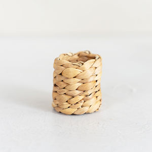 Anneaux en jacinthe d'eau tressés pour nappes, serviettes, best-seller, porte-serviettes naturels - Product Image 4