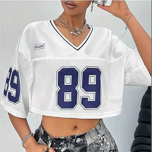 Camisa corta de alta demanda para mujer, camisa ajustada de algodón de verano a la moda, perfecta para ropa de calle, boutiques y marcas - Product Image 4