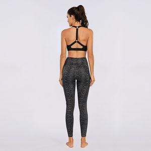 Custom High-Waisted Yoga Pants for Women Plus Size Sports <b>Leggings</b> with <b>Pocket</b> Mid-Waist Solid Pattern Fitness Pants - Product Image 4