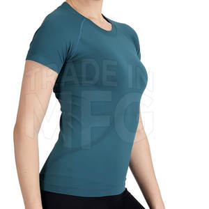 Fabricante de Pakistán, camiseta de gimnasio de alta calidad para mujer, cantidad a granel, suministro de fábrica, camiseta de gimnasio para mujer - Product Image 4