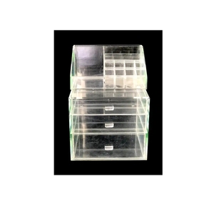 Plateau d'affichage carré en acrylique transparent de haute qualité en plastique coloré fabriqué au Vietnam Test de chute de polissage élevé pour les porte-stylos - Product Image 1