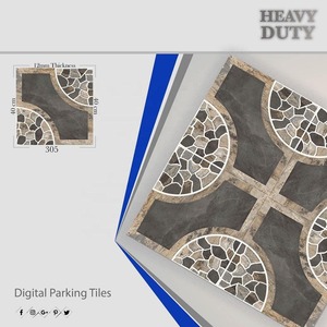 Vivistaar 40x40cm กระเบื้องปูพื้นดิจิตอลเซรามิกสำหรับจอดรถ, 400x400มม. กันลื่นทนทานสำหรับงานหนัก - Product Image 4