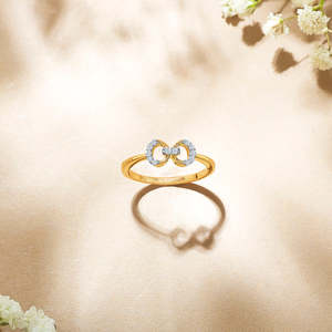 Bague Twilight Ties Or et Diamant - Product Image 4