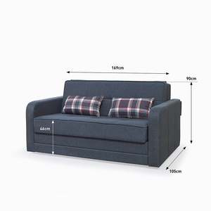 European Fabric Sofa <b>Bed</b>, Muti-function Sofa, <b>Space</b> <b>Saving</b> Folding Sofa <b>Bed</b> with Storage Place - Product Image 4