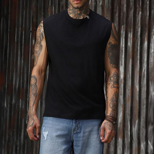 Fantastic <b>Men's</b> Tank Top Casual Summer Sleeveless Workout Training Muscle Top Premium Quality Fabric Trendy Sports Shirt - Product Image 4