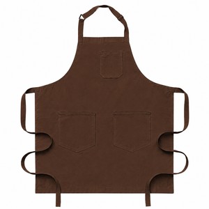 Factory Wholesale <b>Apron</b> Thickened Polyester Cotton Canvas <b>Apron</b> New Household <b>Kitchen</b> <b>Aprons</b> - Product Image 1