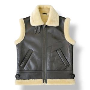 Chaleco Clásico de Cuero Genuino Estilo Vaquero que Ofrece Calidad Resistente y Uso Cómodo - Product Image 6