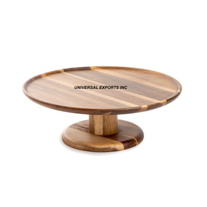 Soporte de pastel de madera de tres niveles Soporte de chocolate hecho a mano de buena calidad Soporte de pastel de madera de calidad premium - Product Image 3