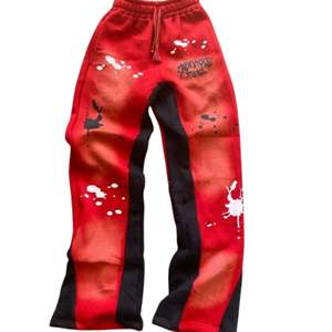 Pantalones de chándal de lana de algodón de alta calidad Unisex, estilo informal transpirable de talla grande personalizado para hombres y mujeres, elementos esenciales de invierno, Parte delantera plana - Product Image 4