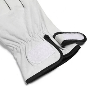 Chaud imperméable coupe-vent industrie lourde travail gants de sécurité en cuir de chèvre haute qualité Anti-coupure Anti-impact tactile - Product Image 4
