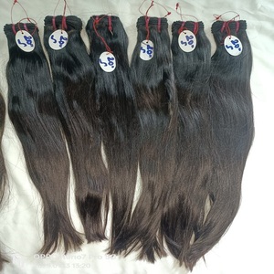 Cheveux humains naturels non transformés de Chennai Inde Extensions de cheveux vierges indiens Remy - Product Image 5