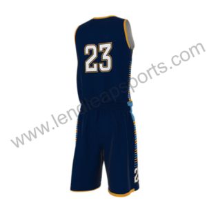 Sublimación personalizada Camisetas reversibles de baloncesto Uniformes de baloncesto sublimados personalizados - Product Image 4