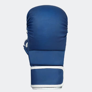 Custom Logo MMA Sparring <b>Gloves</b> Black White Synthetic Leather Sports <b>Gloves</b> Leather MMA <b>Gloves</b> MMA Gear Sparring Grappling <b>Glove</b> - Product Image 2