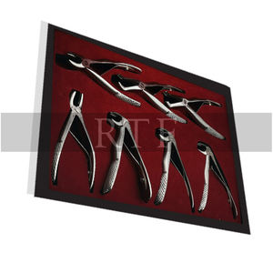 Pinzas dentales de acero inoxidable para adultos, juego de pinzas de extracción de dientes, instrumentos quirúrgicos, 10 Uds. - Product Image 4