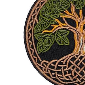 2025 nouveaux grands patchs de broderie de Style arbre personnalisé tissu sergé crochet et boucle fer sur support patchs de broderie pour vêtements - Product Image 3